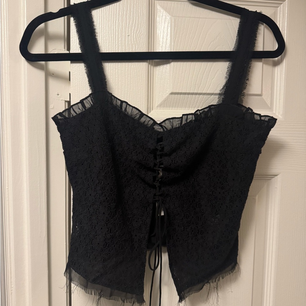 Lacey Black Top
